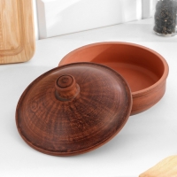 Жаровня с крышкой "Гладь", 0,65 л. 9,5 х 15 х 15 см Жаровня с крышкой "Гладь", 0,65 л. 9,5 х 15 х 15 см