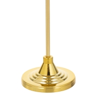 Флагшток настольный с двумя флажками 21 х 14 см, круг 6.5 х 3.5 см, 23 х 30 см, золото