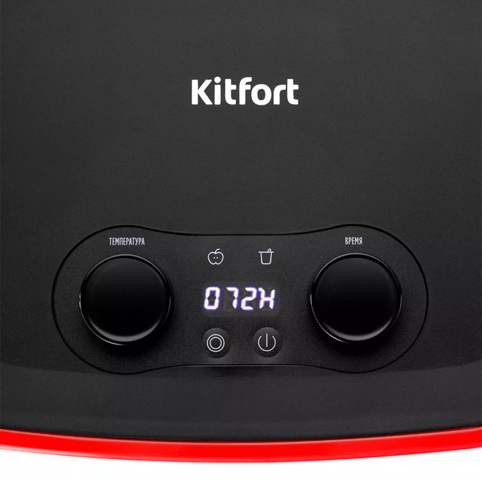 Сушилка для овощей и фруктов Kitfort КТ-1952-1, 300 Вт, 5 ярусов, красная