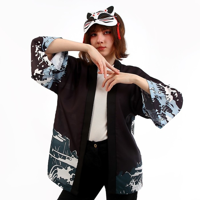 Карнавальный набор &laquo;Кицунэ: дракон&raquo;, р. 44&ndash;52: маска, хаори