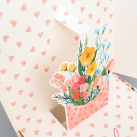 Коробка подарочная складная, упаковка, &laquo;Расцветай&raquo;, 26 х 26 х 8 см