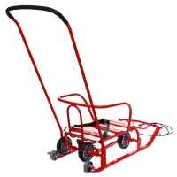 Санки &laquo;Тимка 5 универсал&raquo;, цвет алый