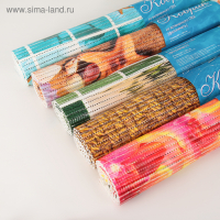 Коврик для ванной комнаты «Ассорти», 65×100 см, цвет микс Коврик для ванной комнаты «Ассорти», 65×100 см, цвет микс