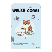 Подставки для книг "Собачки", 2 штуки, голубые