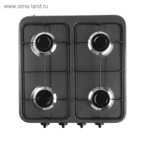 Плитка газовая HOMESTAR HS-1204, 4 конфорки, черная Плитка газовая HOMESTAR HS-1204, 4 конфорки, черная