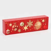 Коробка под 5 конфет 'Мечты", с обечайкой без окна, 21 х 5 х 3,3 см