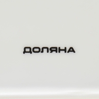 Тарелка фарфоровая для правильного питания Доляна, d=23 см Тарелка фарфоровая для правильного питания Доляна, d=23 см