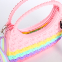 Сумка детская для девочки на молнии &laquo;Выбражулька&raquo;, pop it, цвет разноцветный