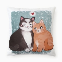 Подушка Этель "Ля-Мур", 40*40 см, 100% п/э, велюр Подушка Этель "Ля-Мур", 40*40 см, 100% п/э, велюр