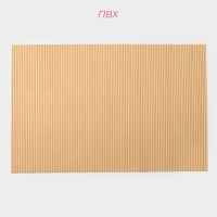 Коврик для ванной и туалета Доляна, 65&times;100 см, цвет бежевый