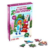 Деревянный пазл фигурный «Новый год! В гостях у Снегурочки» Деревянный пазл фигурный «Новый год! В гостях у Снегурочки»