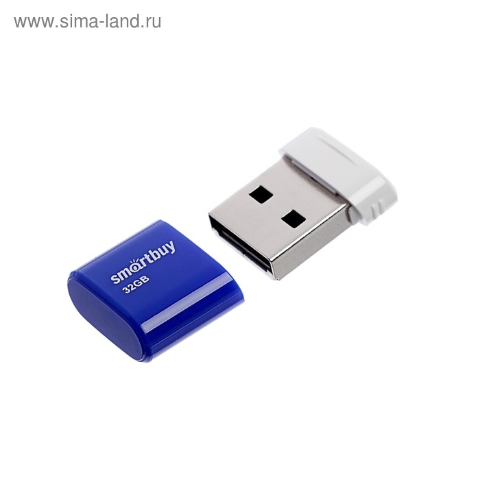 Флешка Smartbuy Lara, 32 Гб, USB2.0, чт до 25 Мб/с, зап до 15 Мб/с, синяя Флешка Smartbuy Lara, 32 Гб, USB2.0, чт до 25 Мб/с, зап до 15 Мб/с, синяя