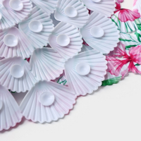 Коврик противоскользящий в ванну на присосках Доляна &laquo;Фламинго&raquo;, 37&times;67 см