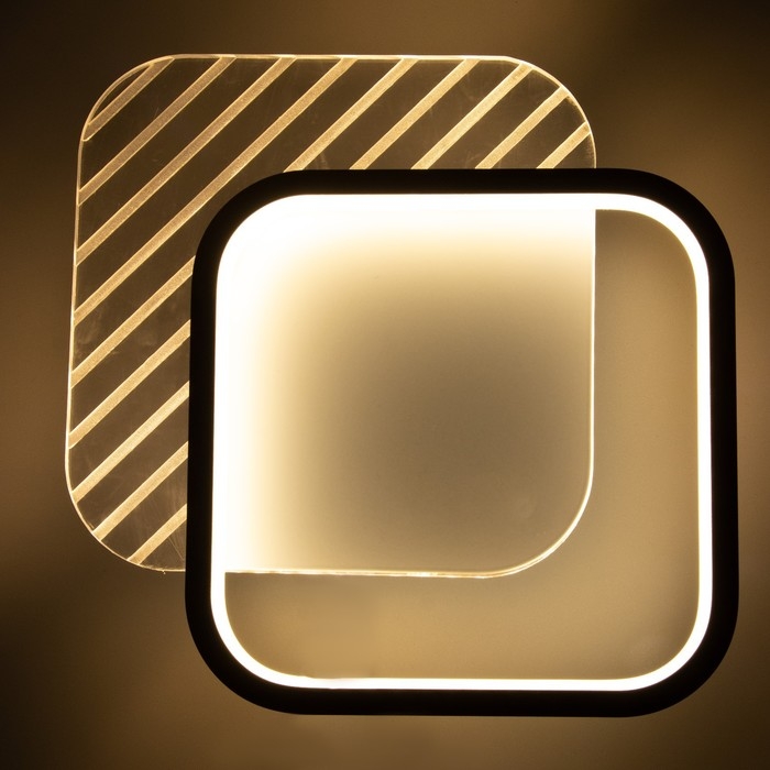 Бра Бра "Двойной квадрат" LED 22Вт 3000/4000К белый 30х23х5 см