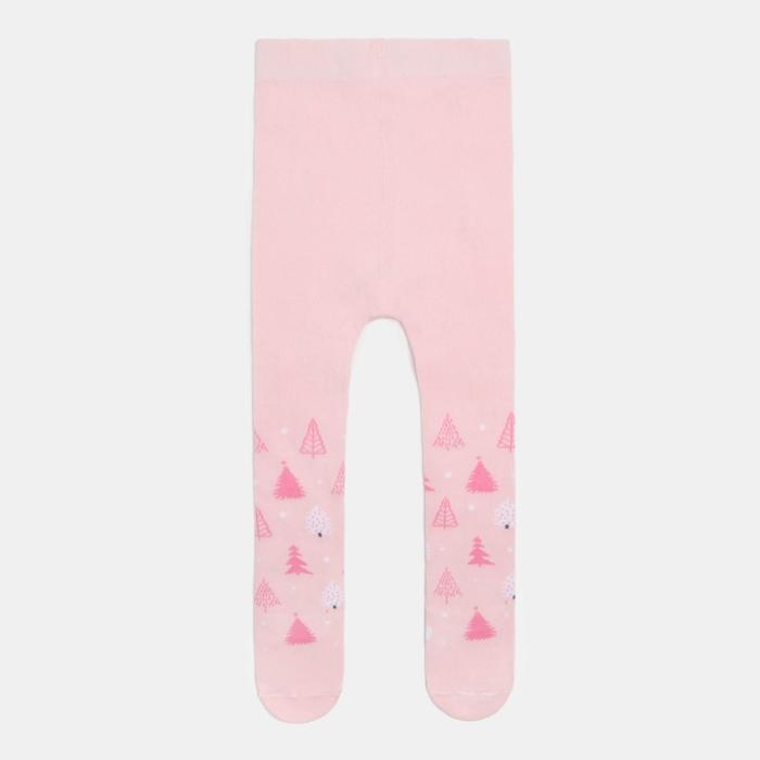 Новый год.Колготки Крошка Я Новый год.Колготки Крошка Я "Ёлочки", розовый, рост 74-80 см
