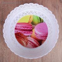 Ваза для хлеба и фруктов «Зефир. Принт», d=20 см, цвет МИКС Ваза для хлеба и фруктов «Зефир. Принт», d=20 см, цвет МИКС