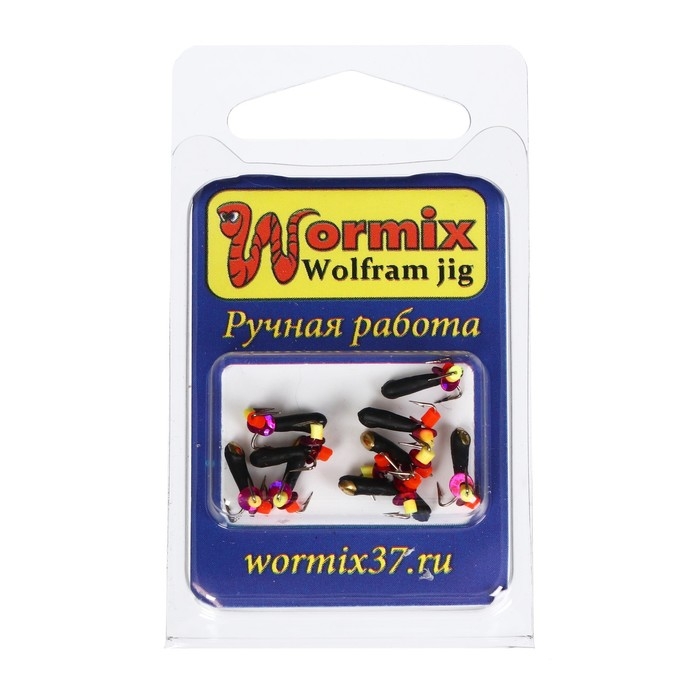 Мормышка Чертик в/о с золотой коронкой, вес 0.3 г, размер 2 Мормышка Чертик в/о с золотой коронкой, вес 0.3 г, размер 2