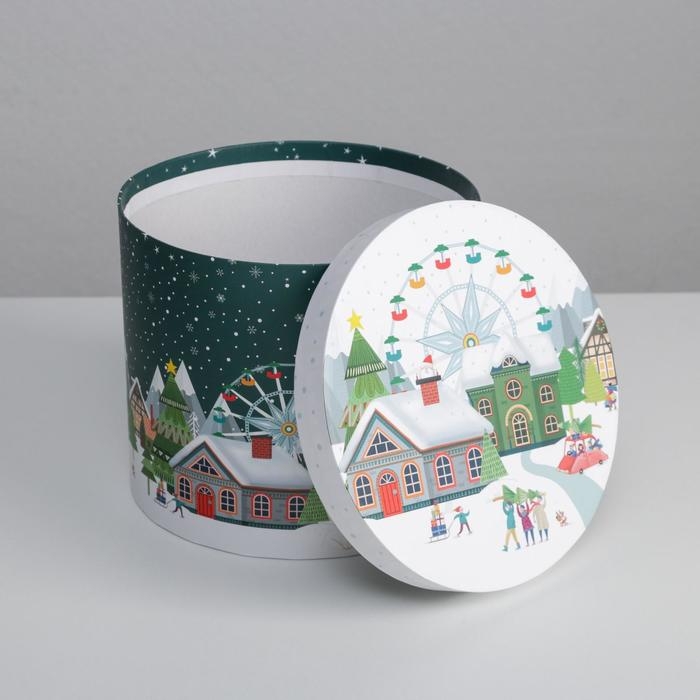 Коробка подарочная &laquo;Новогодние истории&raquo;, 14 х 16 см, Новый год