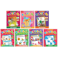 Наклейки развивающие набор &laquo;Наклей-ка&raquo;, 7 шт. по 12 стр.