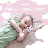 Музыкальная игрушка &laquo;Любимый зайчик&raquo;, звук, свет, цвет розовый