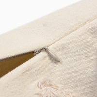 Наволочка декоративная &laquo;Этель&raquo; Бохо, 45х45 см, цвет молочный, 100% хлопок