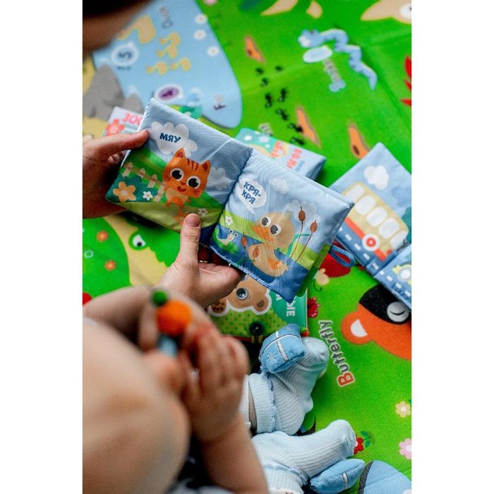 Книжка-шуршалка &laquo;Сказка Колобок&raquo; 11х11 см