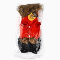 Одежда для собак. Комбинезон зимний &laquo;Тёплая зима&raquo;, красно-чёрный, размер M