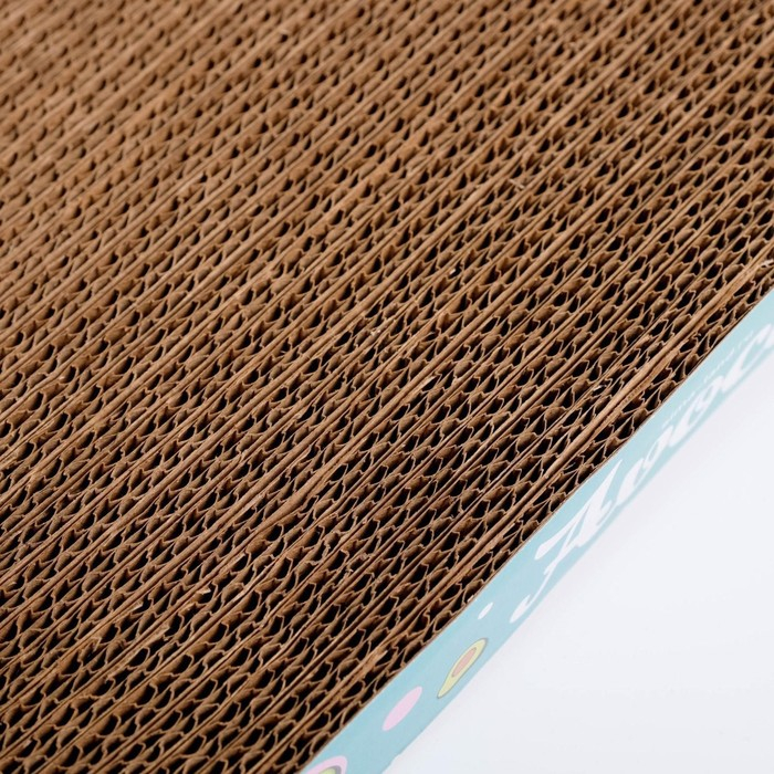 Когтеточка из картона Avocat волна, 45.5 &times; 19 &times; 3.5 см