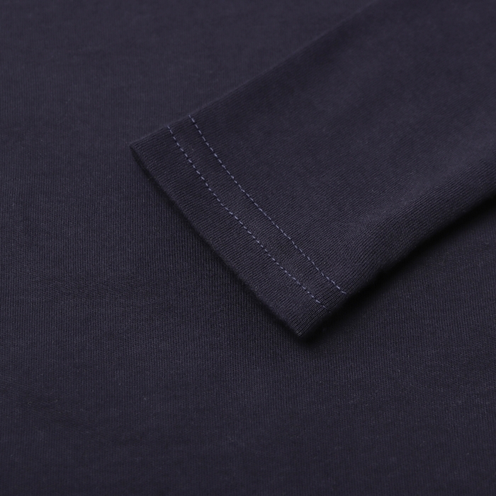 Лонгслив для девочки, цвет темно-синий, рост 122 Лонгслив для девочки, цвет темно-синий, рост 122