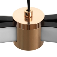 Светильник "Ланас" LED 150Вт чёрно-золотой 86х70х3,3 см BayerLux