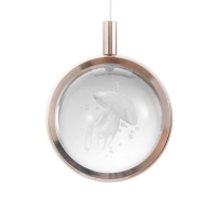 Светильник "Медуза" LED 7Вт 4000К золото 11х10х11-110см BayerLux