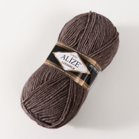 Пряжа "Lanagold" 51% акрил, 49% шерсть 240м/100гр (240 св. коричн. мел)