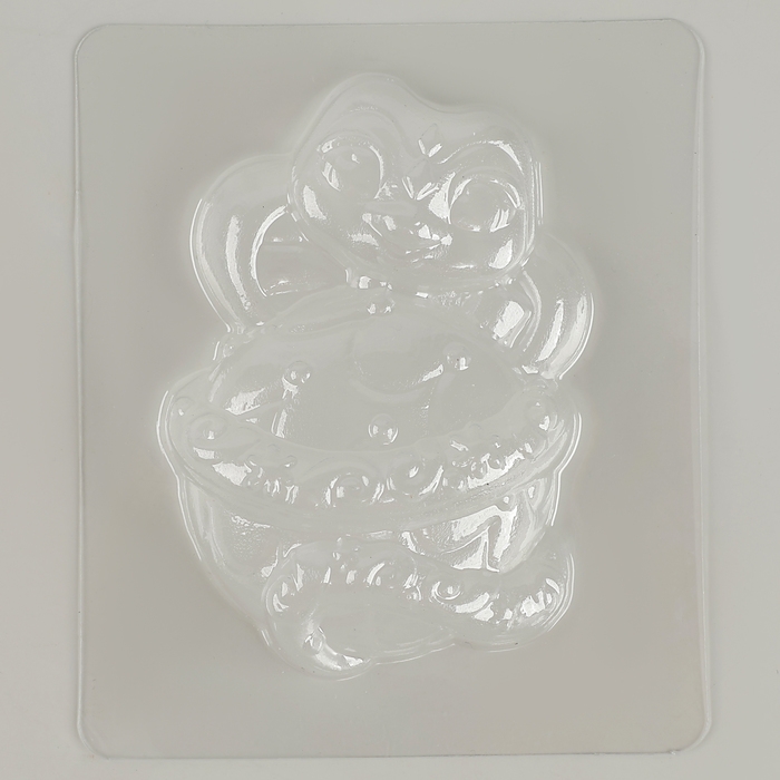 Мыло своими руками на новый год &laquo;Змея с шариком&raquo;, новогодний набор для творчества, символ года 2025