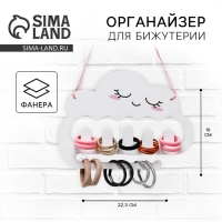 Органайзер для резинок настенный &laquo;Облако&raquo;