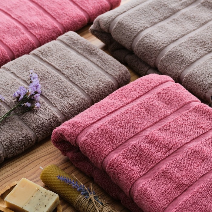 Полотенце махровое Love Life &laquo;Ария&raquo; 50х90 см, пыльная роза, 100% хл, микро-коттон, 450 гр/м2