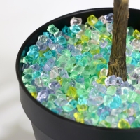 Светящийся декор "Камешки" микс, 300гр / 0,3см