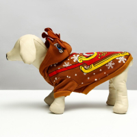 Толстовка "Олень с рожками", XS (ДС 20, ОГ 30 см)