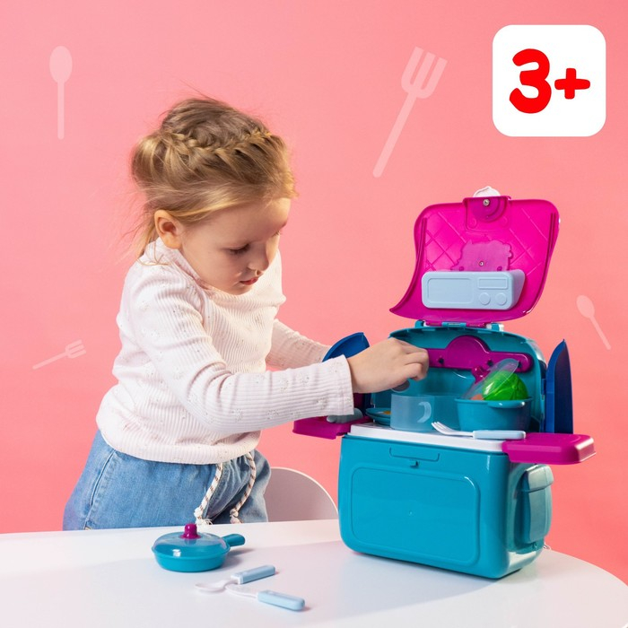 Кухня игровой набор «Кухня», Холодное сердце, в рюкзачке Кухня игровой набор «Кухня», Холодное сердце, в рюкзачке