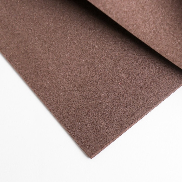 Фоамиран иранский 2 мм  (темно-коричневый/191) 60х70 см