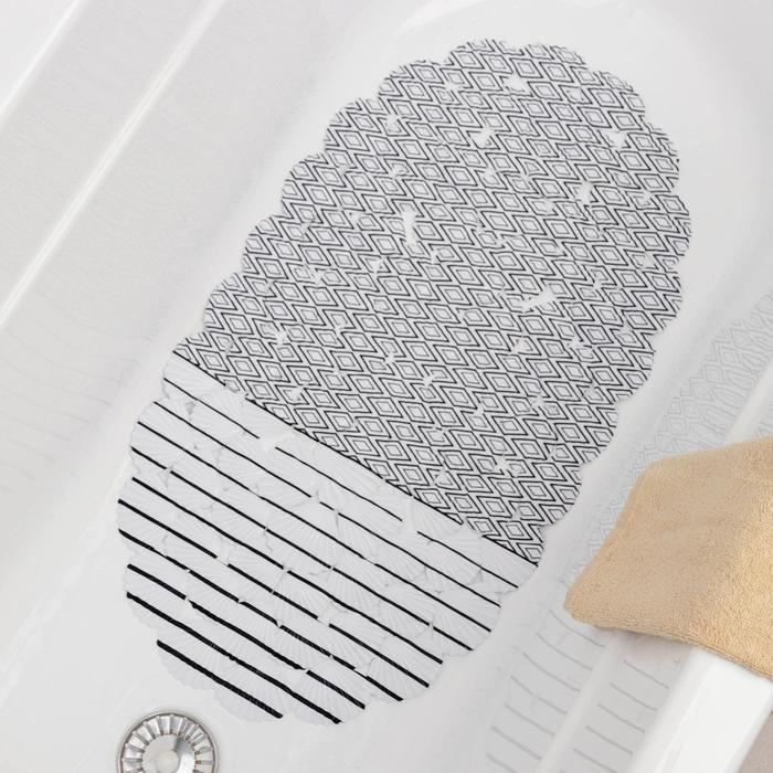 Коврик противоскользящий в ванну на присосках SAVANNA &laquo;Марокко&raquo;, 37&times;68 см