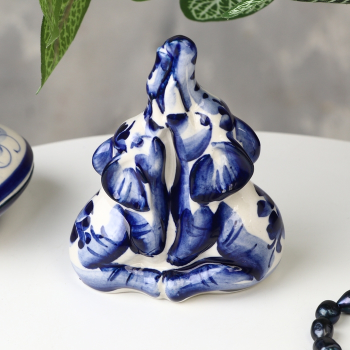 Сувенир &laquo;Парочка&raquo;, гжель, 10х8.5 см