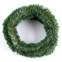 Новый год! Проволока для поделок и декора &laquo;Хвоя&raquo; длина &mdash; 5 м, диаметр &mdash; 3,5 см, цвет зелёный с коричневым