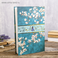 Фотоальбом на 300 фото 10х15 см "Сакура" золотая обводка, в коробке МИКС 34х23х5,5 см