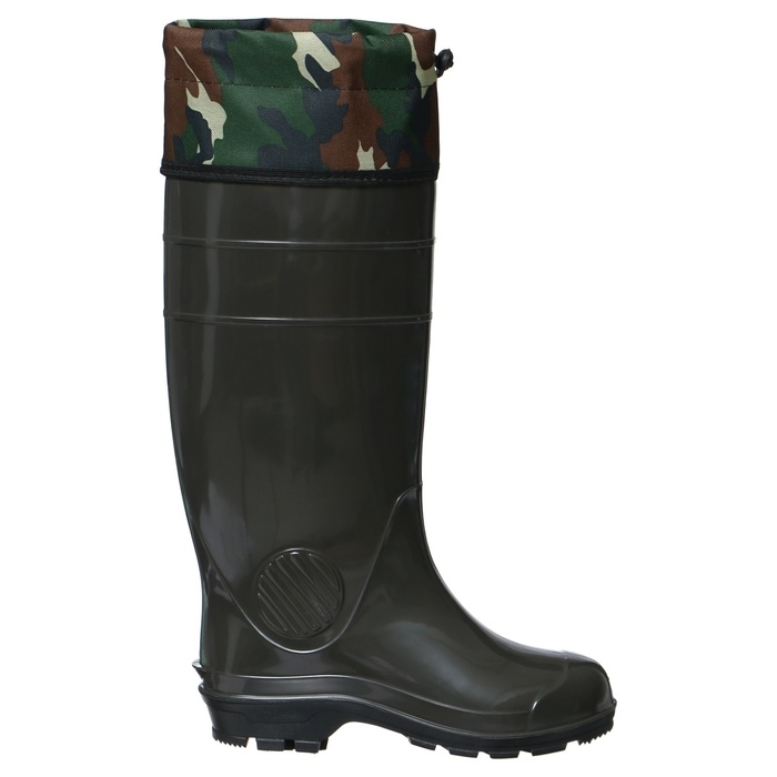 Сапоги мужские С-25М, ПВХ, оливковые, размер 44