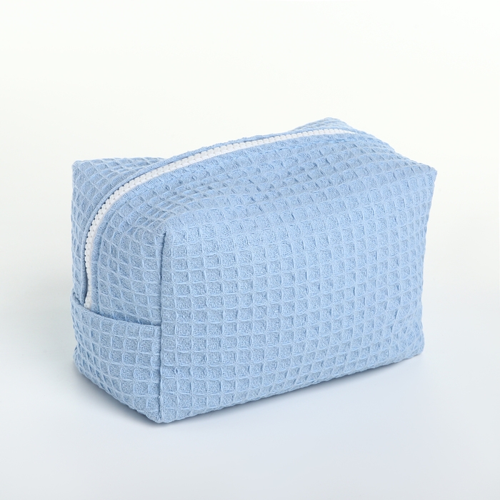 Косметичка на молнии TEXTURA, цвет голубой Косметичка на молнии TEXTURA, цвет голубой