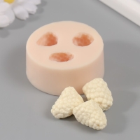 Молд силиконовый "Малина" 3 шт d-1,8 см Молд силиконовый "Малина" 3 шт d-1,8 см