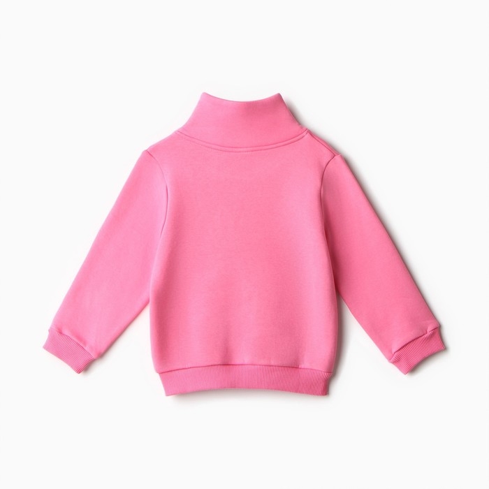 Свитшот детский НАЧЕС, цвет тёмно-розовый, рост 122 см