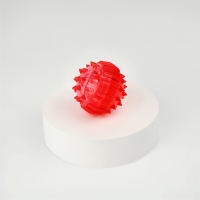 Массажер пластик универс Шарик с 2 кольцами красный коробка ОТ Массажер пластик универс Шарик с 2 кольцами красный коробка ОТ