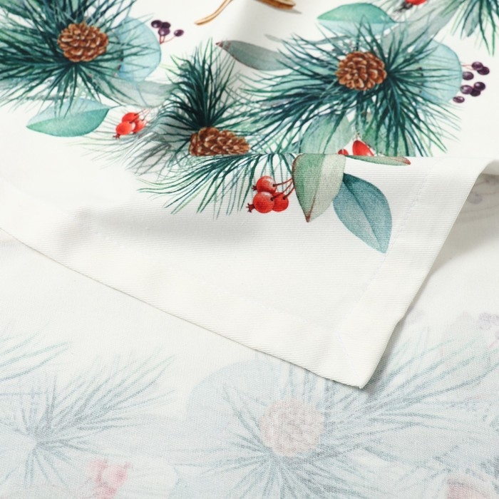 Скатерть Этель  New Years treat 150х220см +/-3см с ВГМО, 100%хл, саржа 190гр/м2
