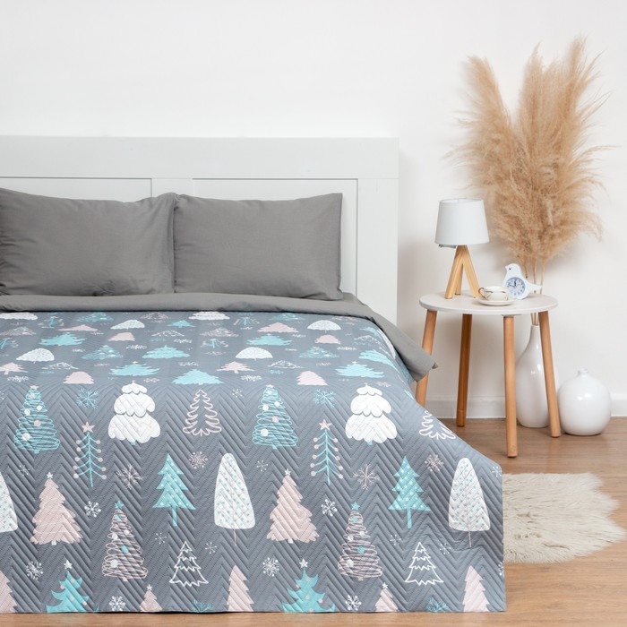 Покрывало LoveLife Евро макси &laquo;Елочки&raquo; 240х210&plusmn;5см, микрофайбер